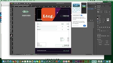 InDesign - Using Invoice Template