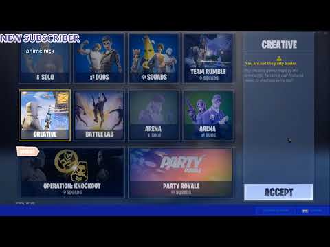 LIVE STREAM FORTNITE შემოდით