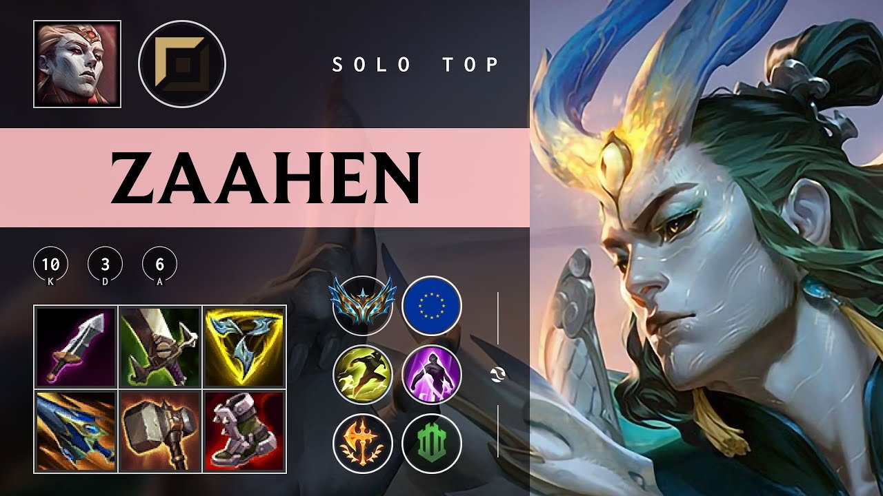 Zaahen Top vs Olaf - EUW Challenger Patch 25.24