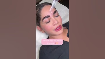 One V Salon Pro Brow Lamination satisfying step by step professional brow styling