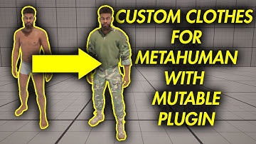 Custom Metahuman Clothing Using Mutable Plugin. UE5 Guide