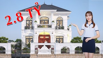 Thiết kế Biệt thự 2 tầng Tân cổ điển mái Nhật || Tìm kiếm nhiều nhất 2021