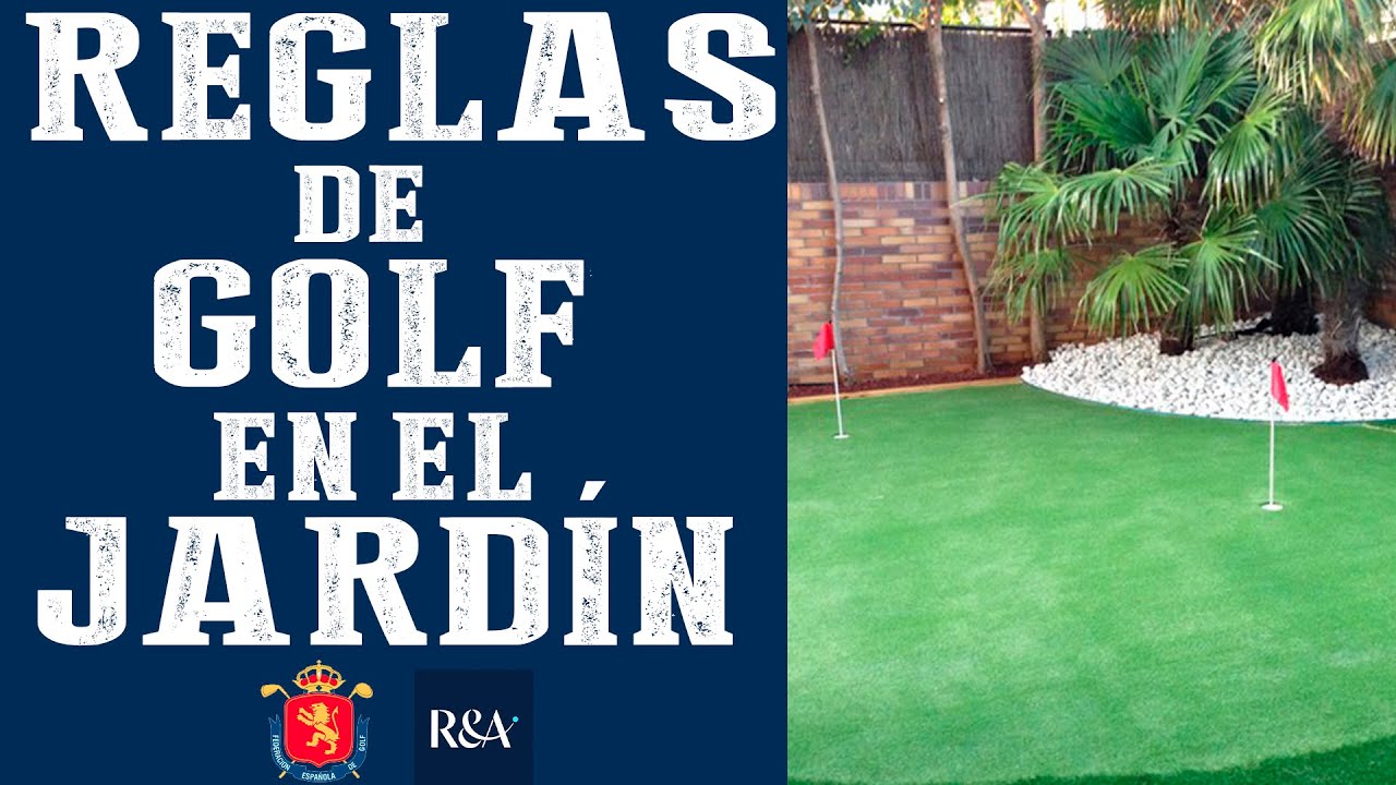 Reglas de Golf en el jardín: Alivio por bola debajo de una obstrucción movible | RFEGOLF