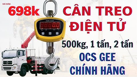 ⚖️ Cân Treo Điện Tử 2 Tấn Ocs Gee C – Chính Xác, Bền Bỉ, Đáng Tin Cậy