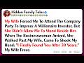 My Wife Forced Me To Attend The Company Party To Impress A Millionaire Investor But She Didn T 