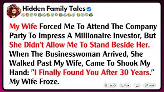 My Wife Forced Me To Attend The Company Party To Impress A Millionaire Investor, But She Didn't...