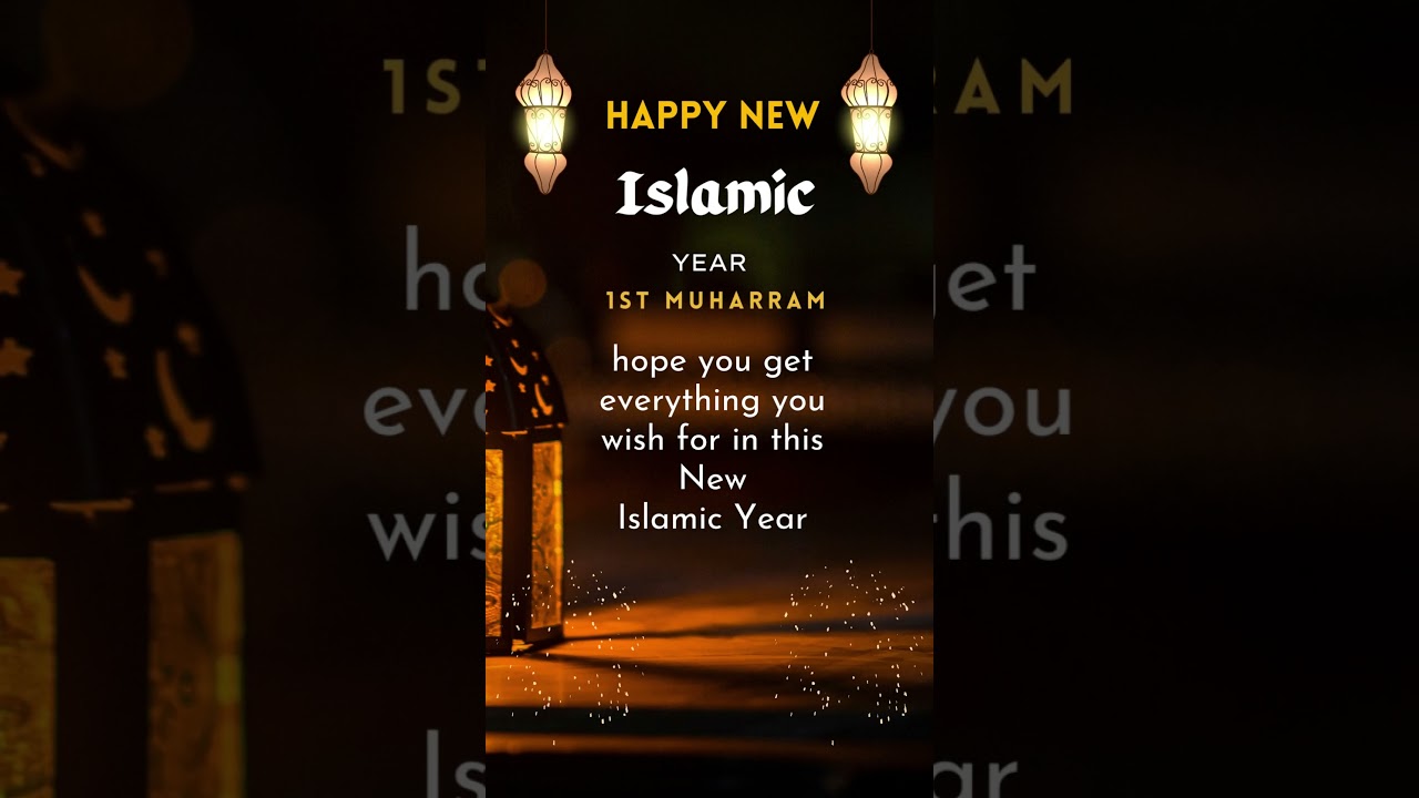 Happy Islamic New Year 1445 Hijri,  Islamic New Year WhatsApp Status 2023 