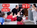 ARGUING IN FRONT OF OUR PARENTS!!