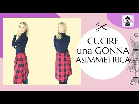 Video: Come Cucire Una Gonna Asimmetrica