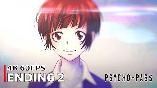Psycho-Pass - Ending 2 【All Alone With You】 4K 60Fps Creditless | Cc