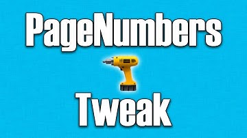 PageNumbers | Replace Page Dots With Numbers