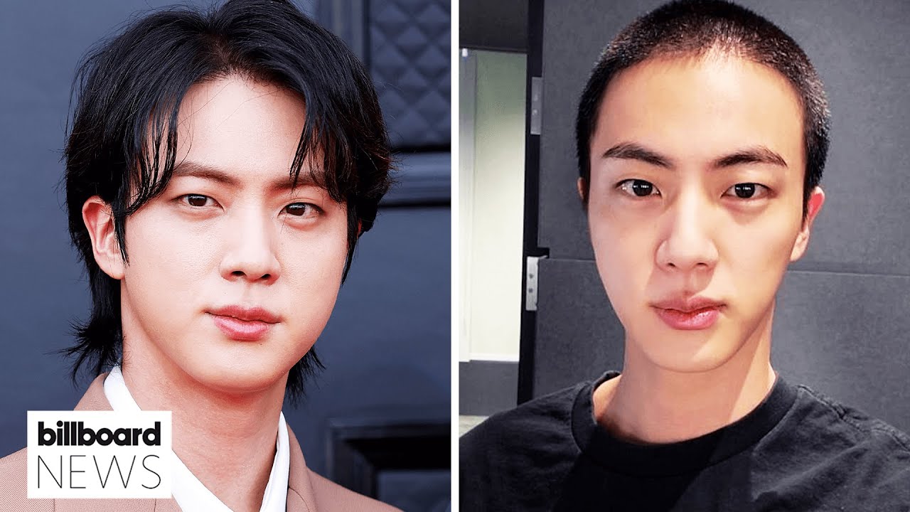 BTS' Jin Shares Photo of Buzzed Haircut Ahead of Military ...