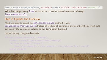 How to Easily Add a Context to a ListView in Django