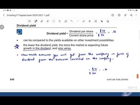 ACCA F7-FR - Financial Reporting - Chapter 21 - Interpretation of Financial Statements  (Complete)