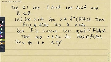 AAD 1: Topoogy (Munkres 2.1)