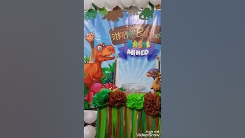 Thumbnail of tera happy birthday te song  decoration setup by  AB