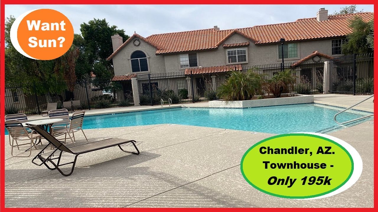 Chandler AZ Townhouse For Sale with pool Move To Phoenix Arizona