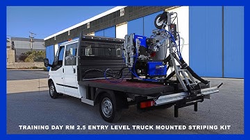 Road Marking Machine | VEZOS RM 2.5 Truck Mounted Line Striping Kit (Training Day)