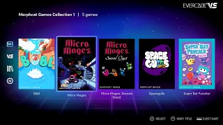 Morphcat Games Collection 1 Gameplay 🎮 Evercade - All games