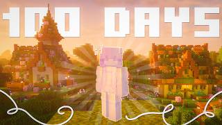 I Spent 100 Days On The Coziest Minecraft SMP