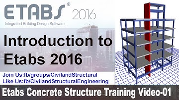 Introduction to Etabs 2016 V 01