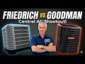 Goodman GSXC7 vs Friedrich FRA16AY: Which Two-Stage Air Conditioner Wins?