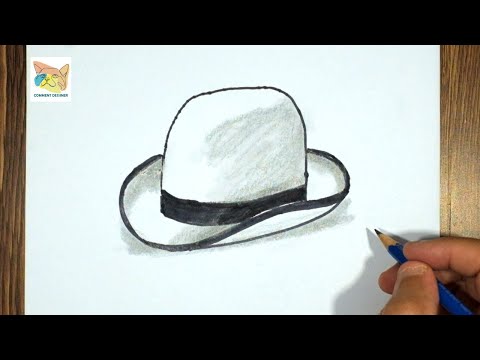 comment dessiner un chapeau melon