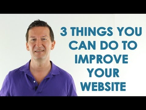 3 things that will improve your website! (.. increase sales)