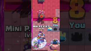 mini pekka is amazing😭🙏🥀 #clashroyale