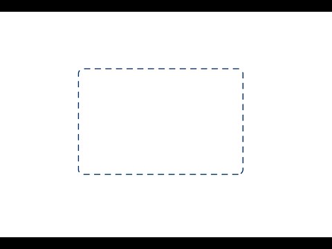 How to create a Dashed or Dotted Outline in Photoshop Tutorial