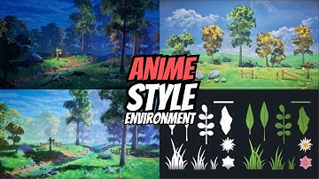 How to Create Anime-Style Game Environments is UE5