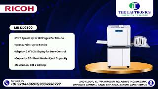 Ricoh Printer Dealer in Jamshedpur | The Laptronics #jamshedpur #Ricoh #Thelaptronics