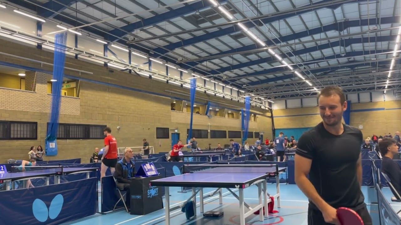 TABLE TENNIS INTERNATIONAL TOURNAMENT WOLVERHAMPTON  BOGDAN POSTUDOR ~ DAVID MCBEATH  SEMI-FINALS 🏓