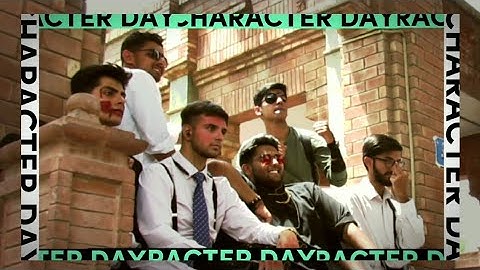 CHARACTER DAY AT COMSATS UNIVERSITY!