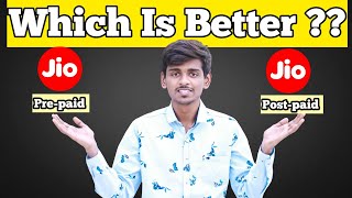 Jio Pre-paid Vs Jio Post-paid Which Is Better | Jio postpaid plans Netflix | Jio prepaid plans