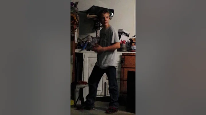 Tristian having a good time singing & dancing to L...