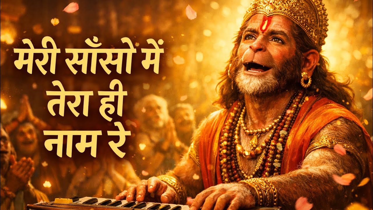 मेरे तन में भी राम | Hanuman Ji Bhajan | Meri Saanson Mein Tera Hi Naam Re | Ram Bhajan  