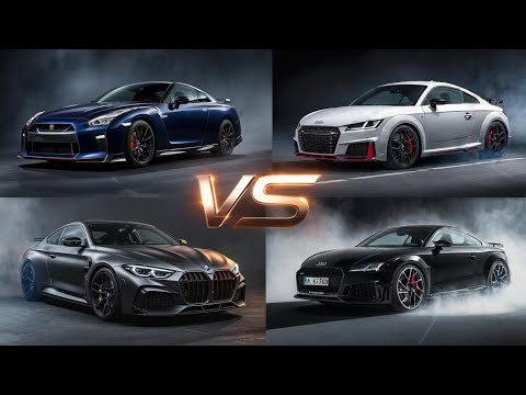 Nissan GT-R vs BMW m8 vs RS Audi vs Audi TTRS