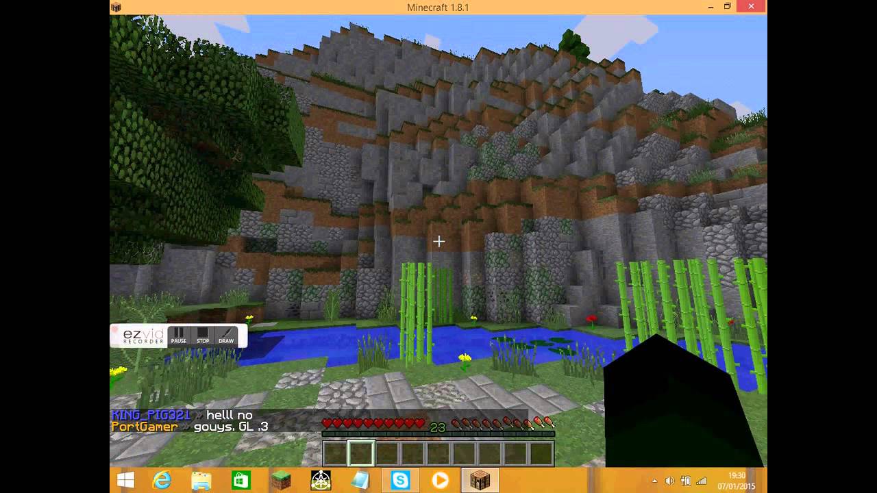 Minecraft 1.8.1 Hunger games!