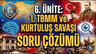 6. ÜNİTE: 1. TBMM ve Kurtuluş Savaşı Soru Çözümü | Görsel Hafıza Teknikleriyle Tarih 🧠 #tarih