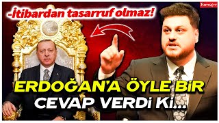 Hüseyin Baş İtibardan Tasarruf Olmaz Diyen Erdoğana Öyle Bir Yanıt Verdi Ki... Alkışlar Koptu