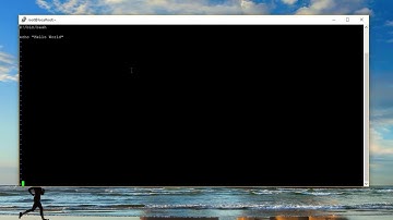 Bash Scripting tutorial for beginners 1 (Hello World)