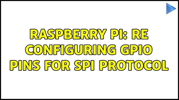 Raspberry Pi: Re configuring GPIO pins for SPI protocol