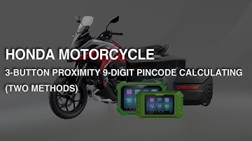 HONDA MOTORCYCLE 3-BUTTON PROXIMITY 9-DIGIT PINCODE CALCULATING(TWO METHODS)