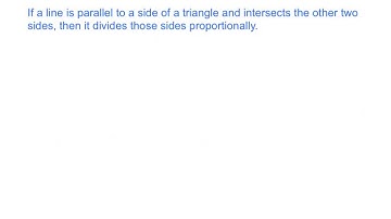 7-4 Triangle Proportionality Theorem