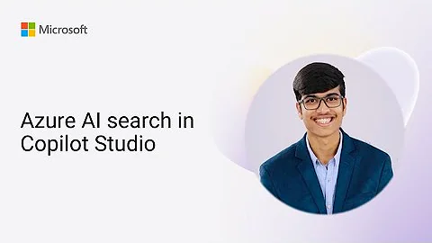 Azure AI search in Copilot Studio