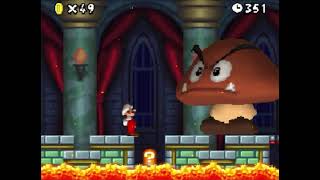New Super Mario Bros Ds Part 17 (Mega Goomba Boss Fight)