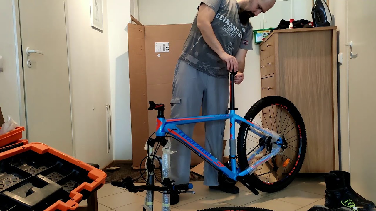 Bicycle Unboxing and Assembly - Torpado Uranus T710 - YouTube