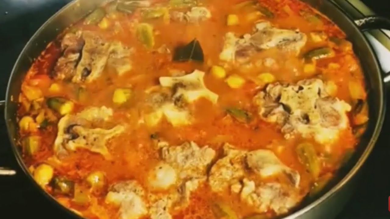 بامية مع العكاوي البقري والسر في التسوية والتتبيل / Delicious Okra with Oxtail