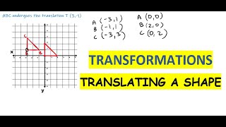 Transformations - Translating A Shape